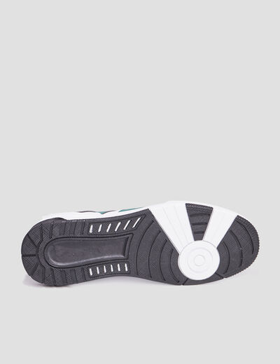 Tennis basses à lacets blanc homme