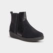 Bottines compensées Isotoner noir femme