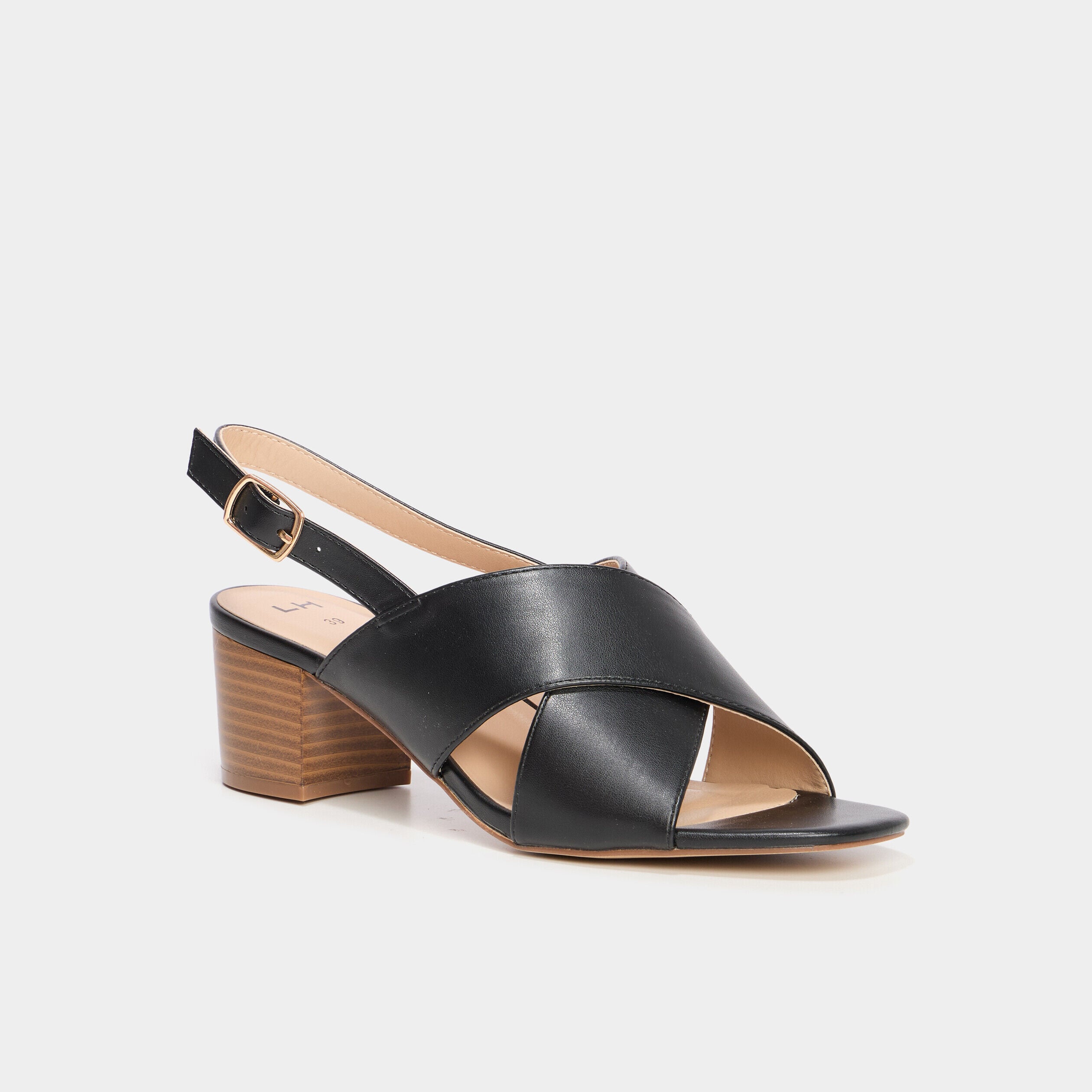 Mules à talons 5 cm noir femme LIBERTO