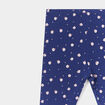 Legging molletonné bleu marine bébé fille