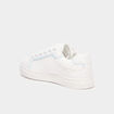 Baskets &agrave; lacets fleurs blanc fille