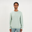 Sweat molleton col rond vert pastel homme