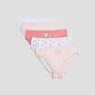 Lot 5 culottes rose fille