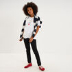 T-shirt manches courtes allaitement blanc femme maternit&eacute;