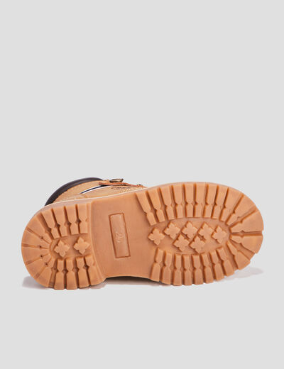 Bottines Creeks camel garçon