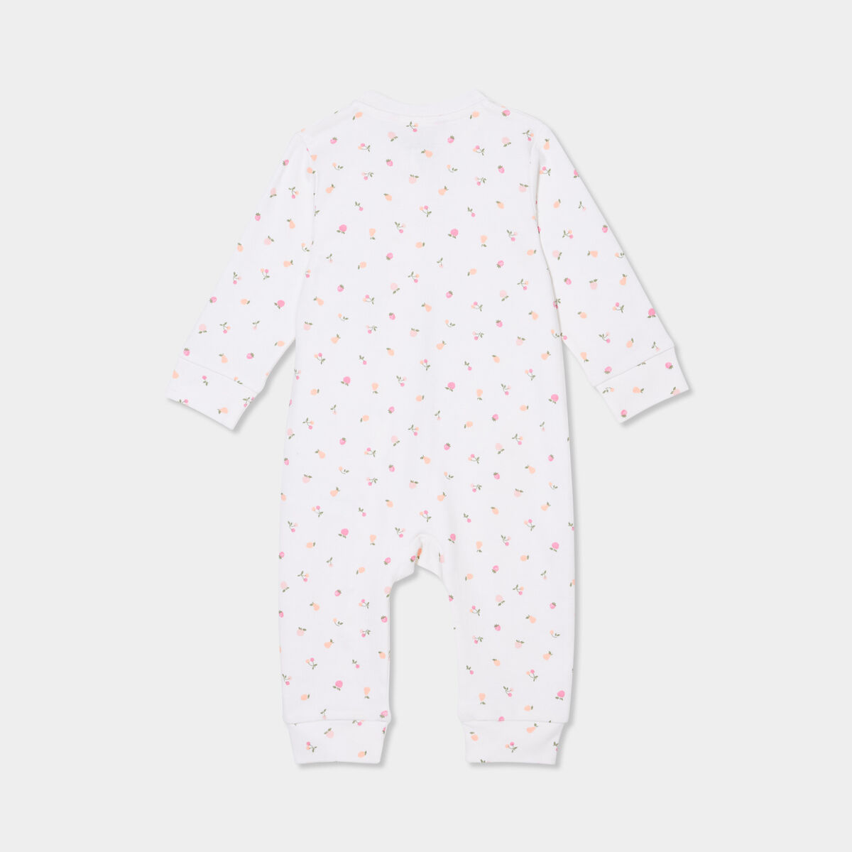Lot 2 dors-bien coton zippés ecru bébé fille