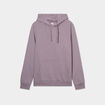 Sweat molleton à capuche hoodie parme homme