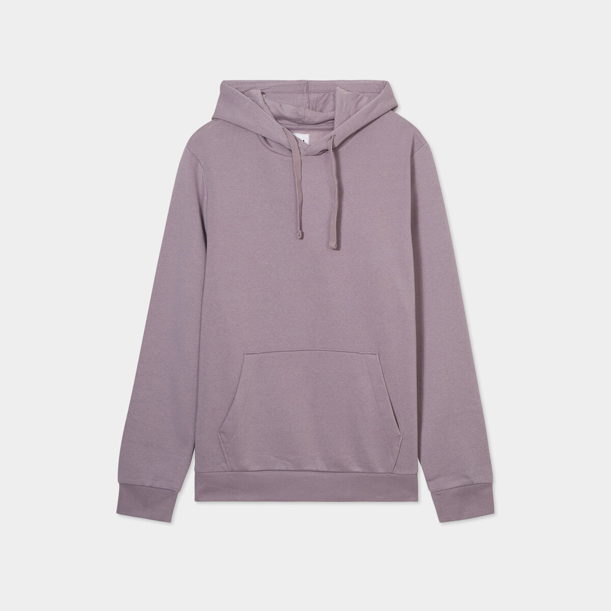 Sweat molleton à capuche hoodie parme homme