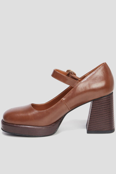 Escarpins à talons avec bride Liberto marron femme