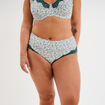 Shorty microfibre ecru femme grande taille