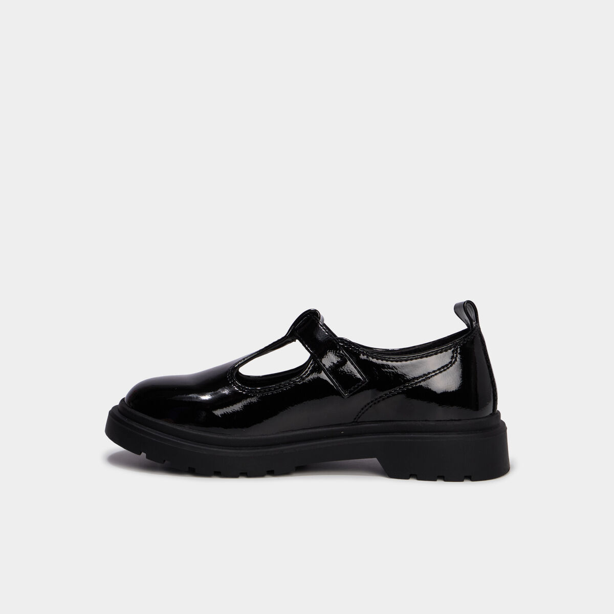 Babies salom&eacute; vernies noir fille