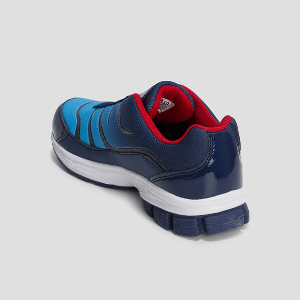 baskets running lacets elastiquees bleu garcon Baskets running lacets élastiquées bleu garçon