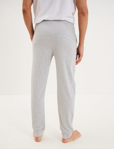 Lot 2 pantalons de pyjama coton gris homme