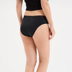 Culotte menstruelle microfibre noir femme