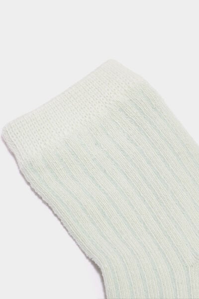 Lot 5 paires chaussettes c&ocirc;tel&eacute;es multicolore b&eacute;b&eacute; gar&ccedil;on
