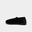Pantoufles effet velours noir femme