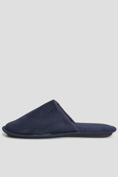 Chaussons mules Creeks bleu marine homme