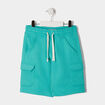 Short droit vert émeraude garçon