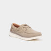 Chaussures bateau en jean sable homme