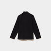 Gilet polaire zipp&eacute; manches longues noir mixte