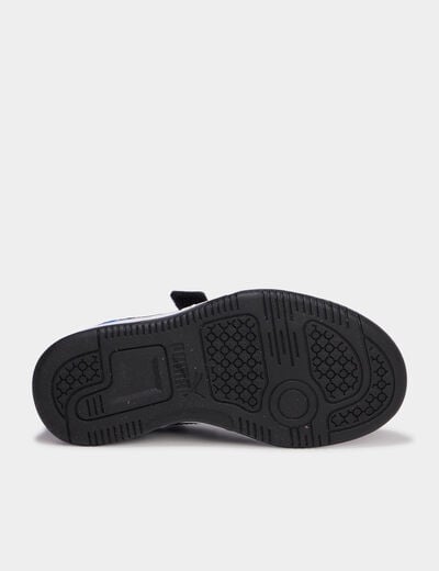 Baskets &agrave; scratchs Puma Rebound Slam bleu electrique gar&ccedil;on