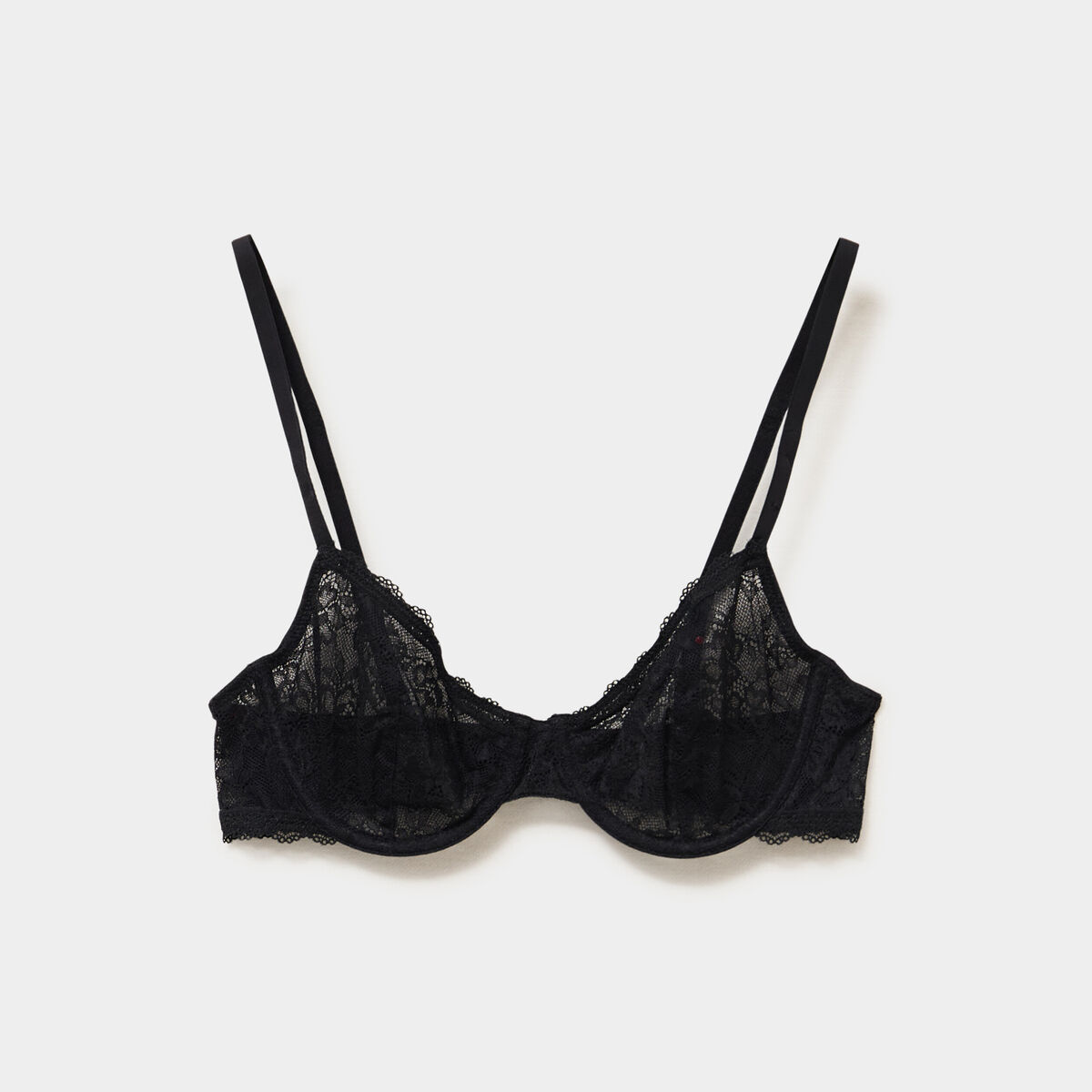 Soutien-gorge embo&icirc;tant dentelle noir femme