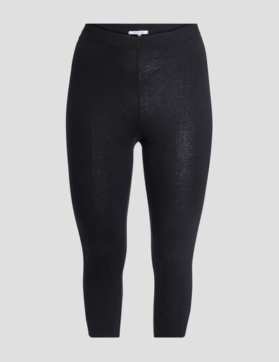 Leggings 7/8ème noir femme grande taille