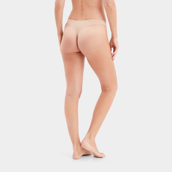 string microfibre sans coutures beige femme String microfibre sans coutures beige femme