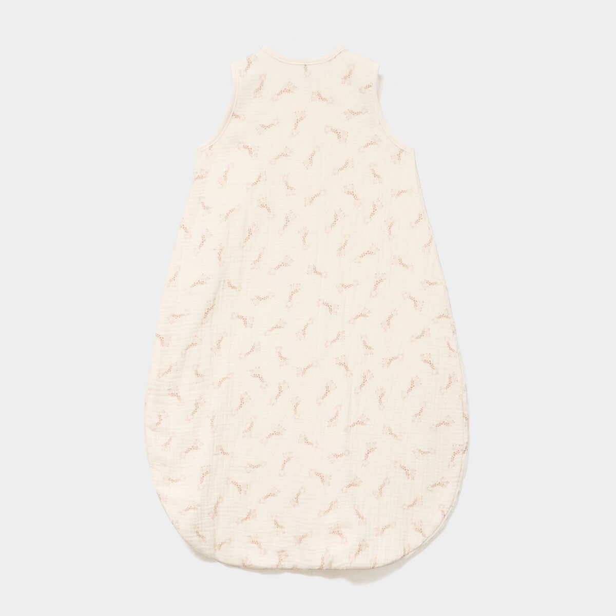 Gigoteuse sans manches gaze coton TOG 1 ecru b&eacute;b&eacute;