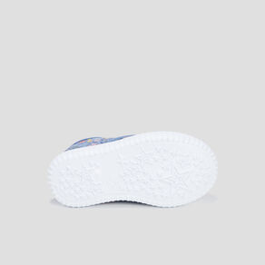 Tennis en toile élastiquées bleu bébé fille