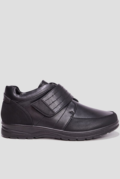 Chaussures montantes à scratchs Boudio noir homme