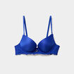 Soutien-gorge maxi push-up padd&eacute; bleu electrique femme