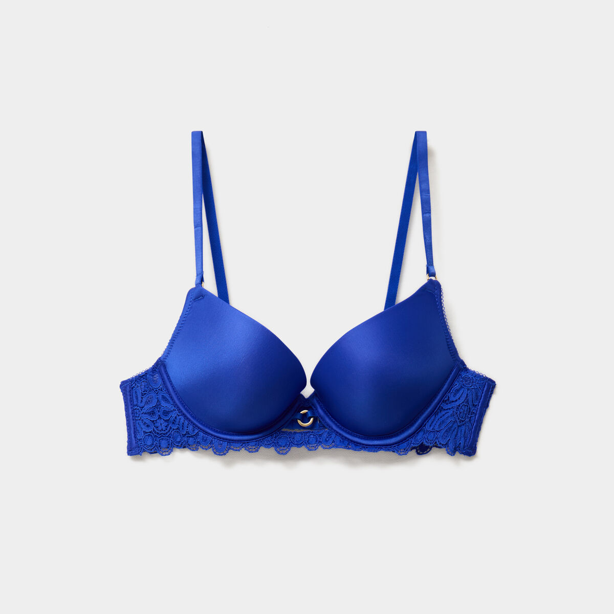 Soutien-gorge maxi push-up padd&eacute; bleu electrique femme