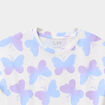 T-shirt manches courtes coton ecru fille