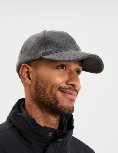 Casquette gris homme