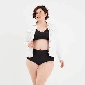 Culotte gainante noir femme grande taille