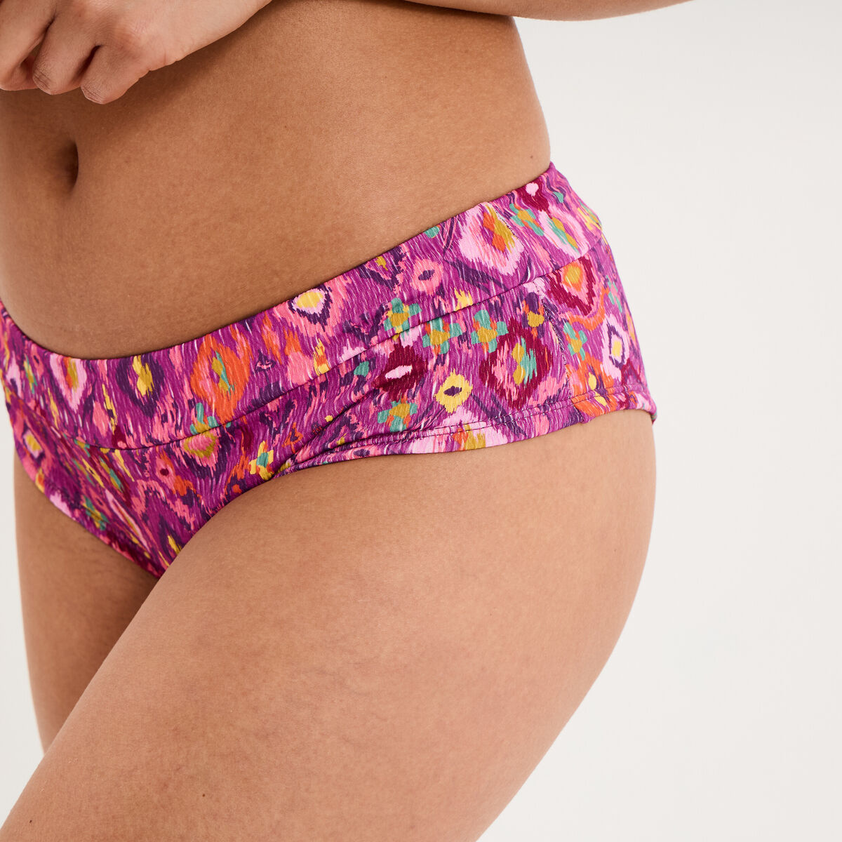 Bas de maillot de bain shorty violet femme