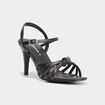 Sandales à talons Mosquitos noir femme