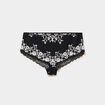 Shorty en dentelle noir femme grande taille