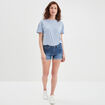 T-shirt manches courtes Creeks bleu clair femme