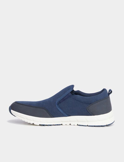 Loafer effet similicuir bleu marine homme