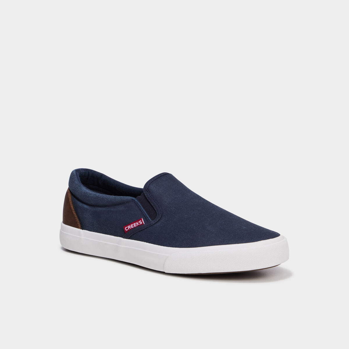 Tennis basses en toile bleu marine homme