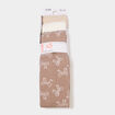 Lot 3 collants coton majoritaire multicolore fille