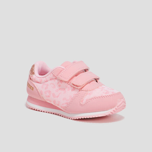 Retrorunnings à scratchs rose fille