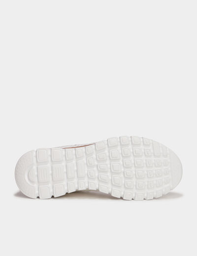 Baskets running Skechers Graceful blanc femme