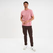 Pantalon cargo slim à coulisse marron foncé homme