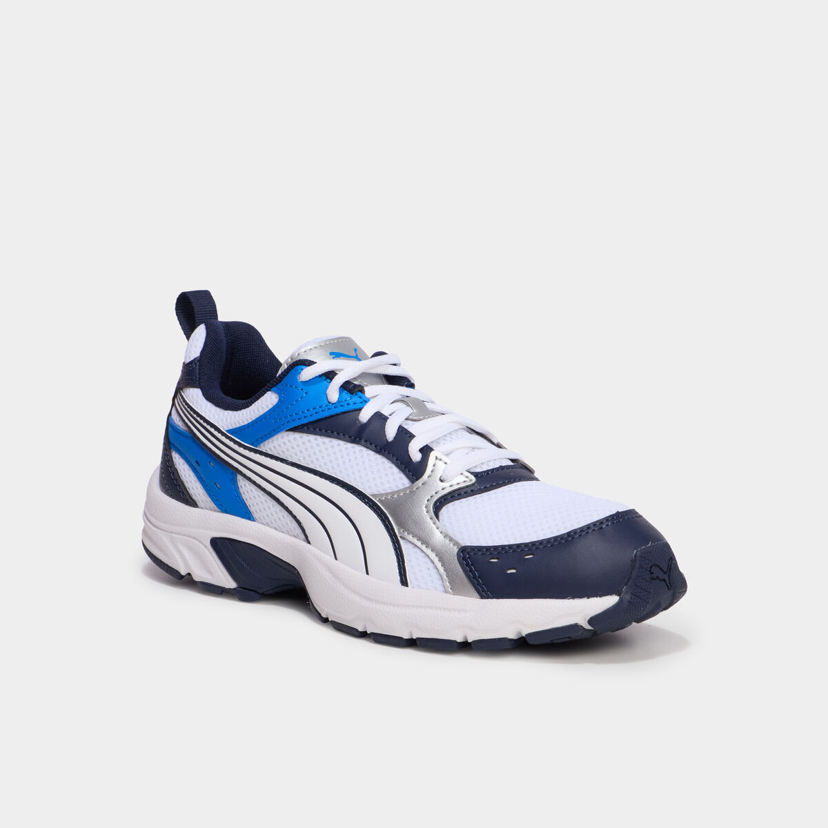Baskets running &agrave; lacets Puma bleu electrique gar&ccedil;on