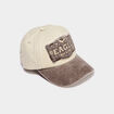 Casquette coton avec bride ajustable sable homme