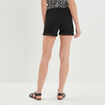 Short skinny 5 poches noir femme