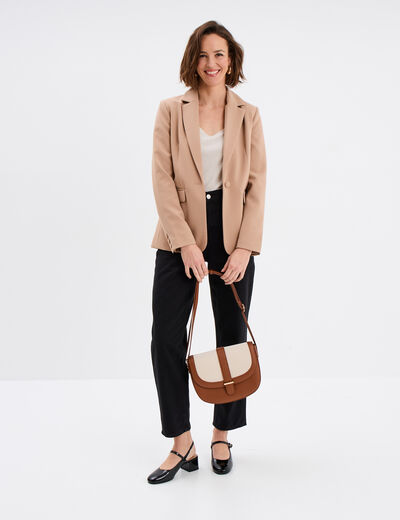 Jeans mom 7/8ème taille haute Creeks denim noir femme